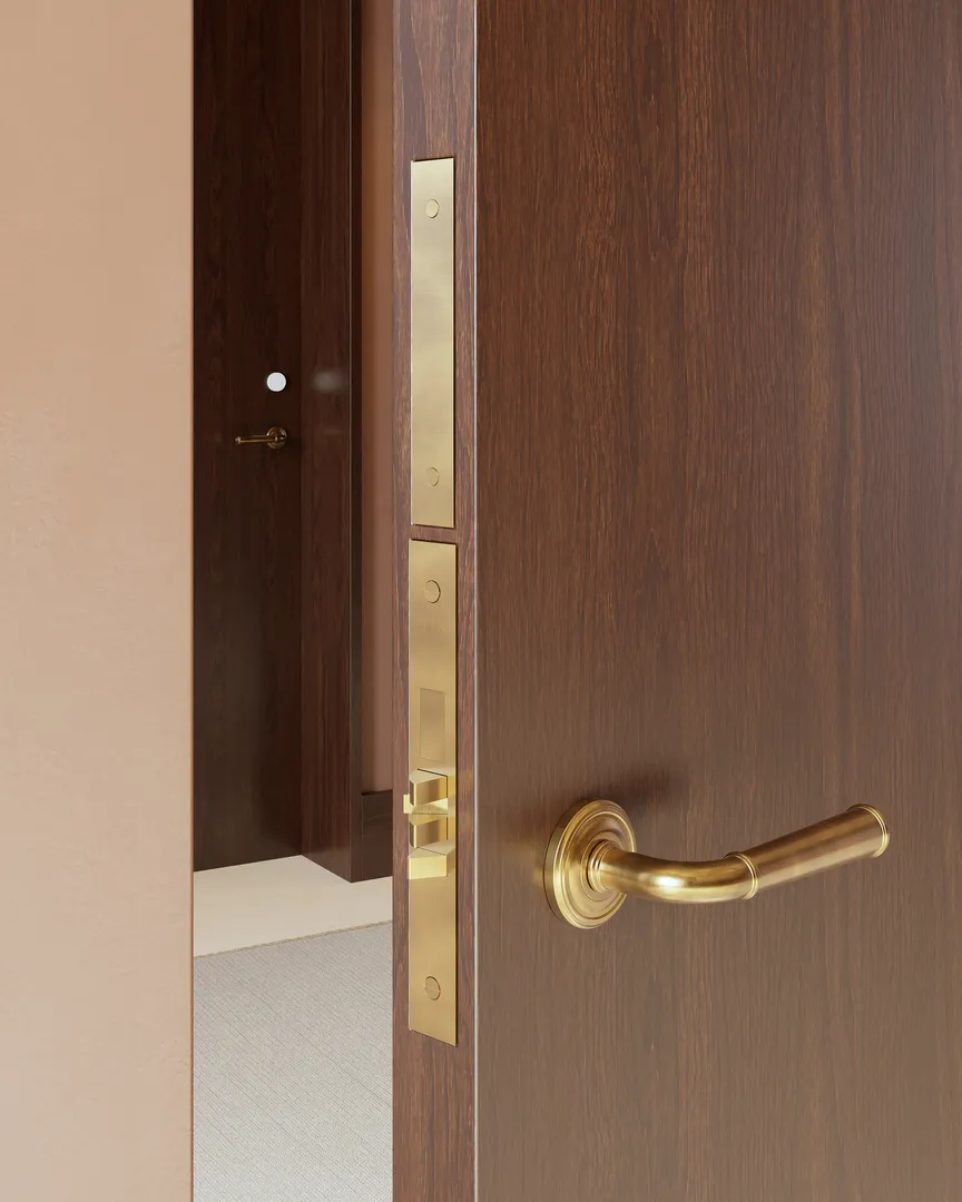 Darlington Lever for Salto System (SP15420) in Mid Antique Brass Waxed - MABW