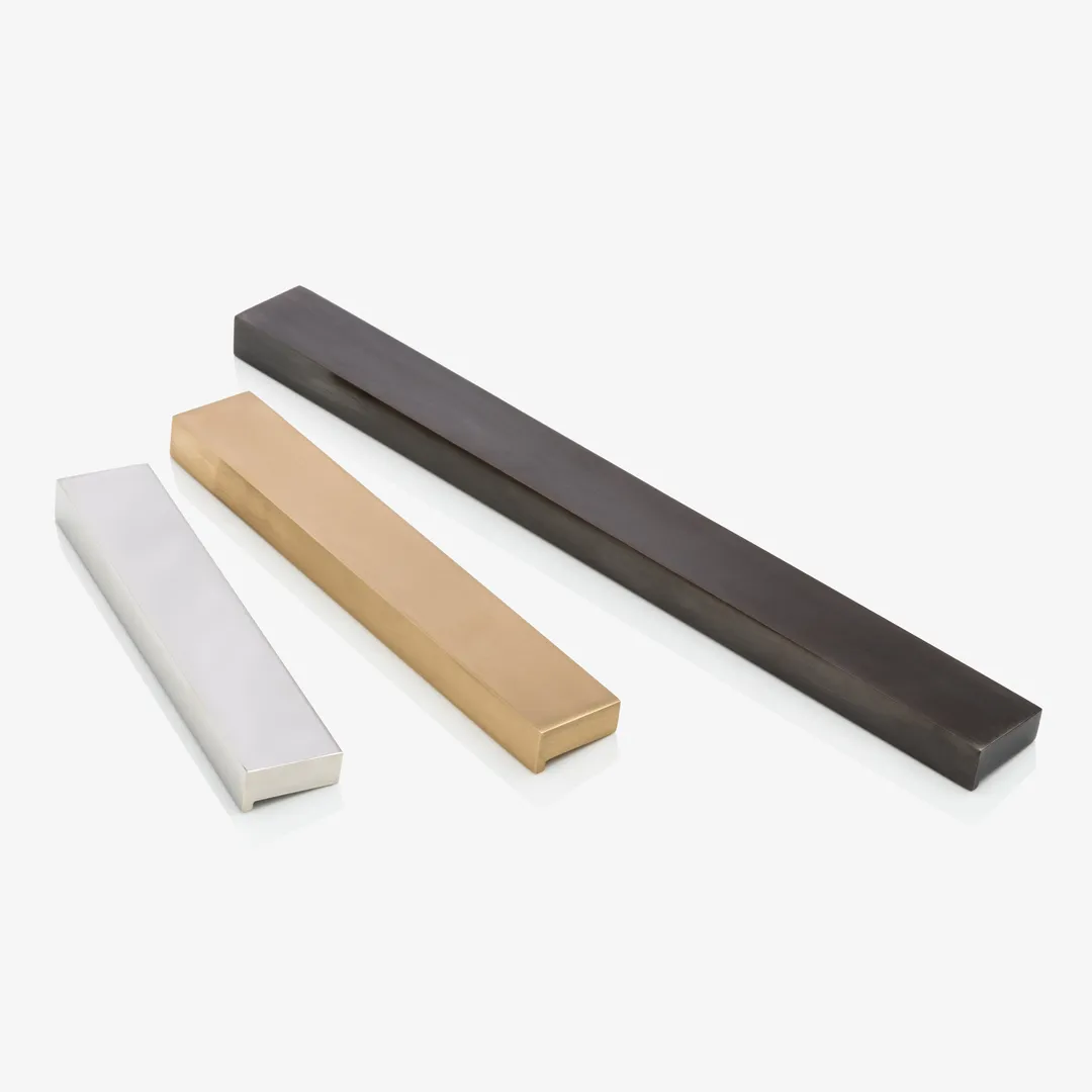 Ledge Minimalist Solid Brass Cabinet Pull