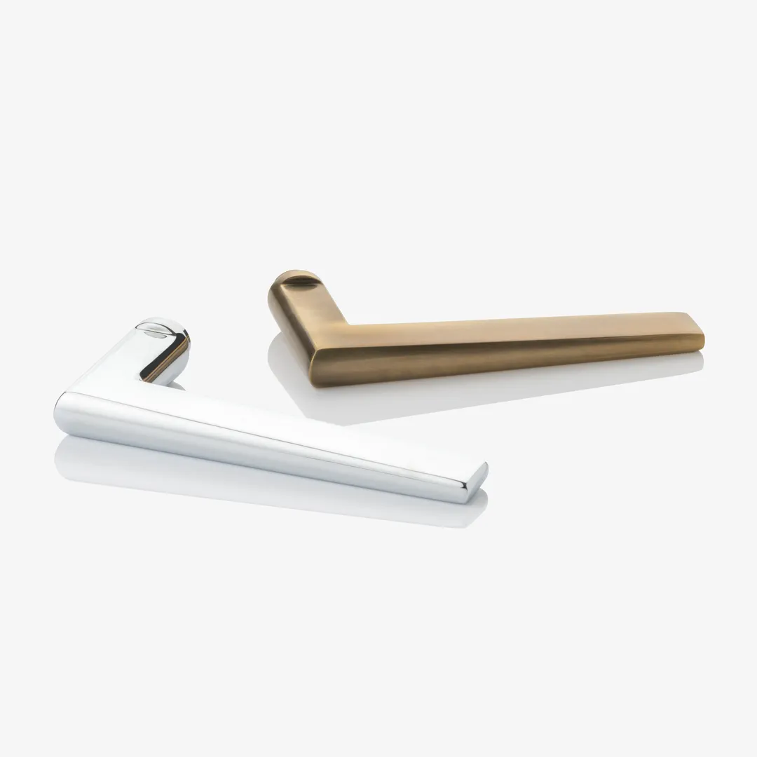 Wedge Lever Handle- Minimalist Rose