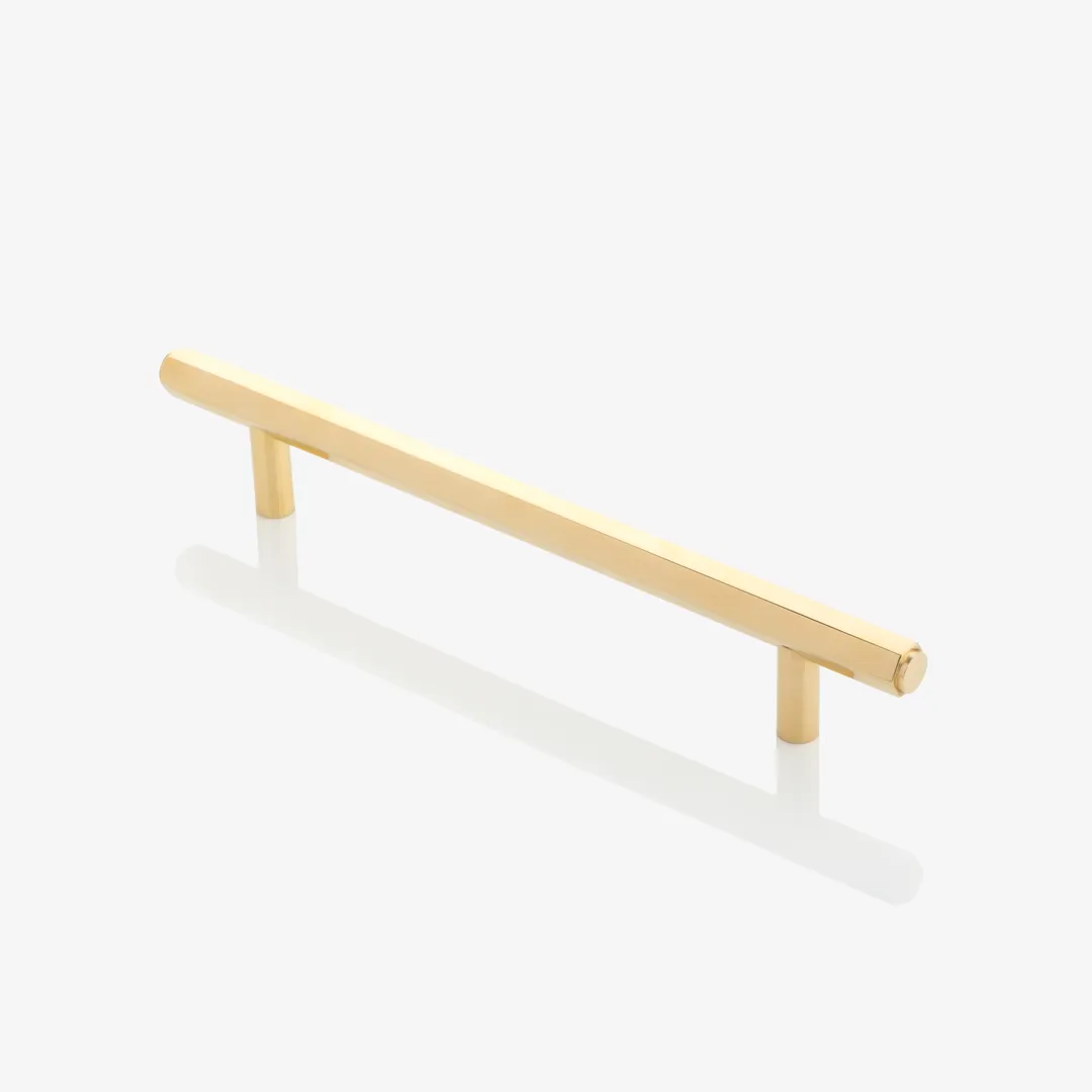 Theodore Solid Brass Hexagonal Lever Handle