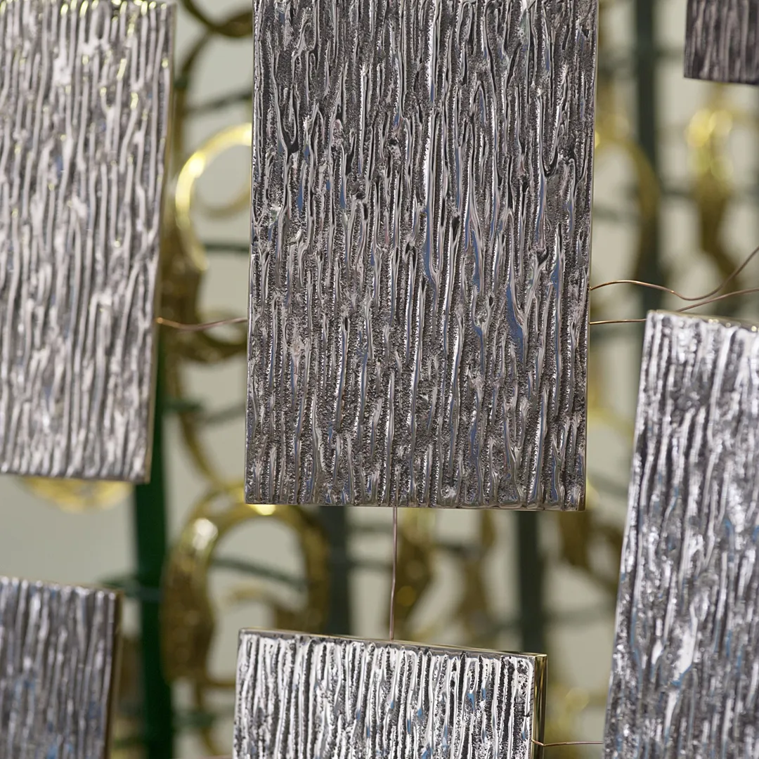 Manufacturing - Molten Texture Door Pulls on Drying Stand 2 - Website Crop