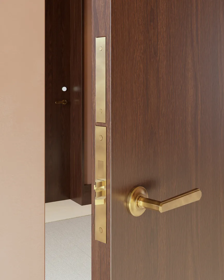 Alexander Lever to suit Salto System (SP15433) in Mid Antique Brass Waxed - MABW