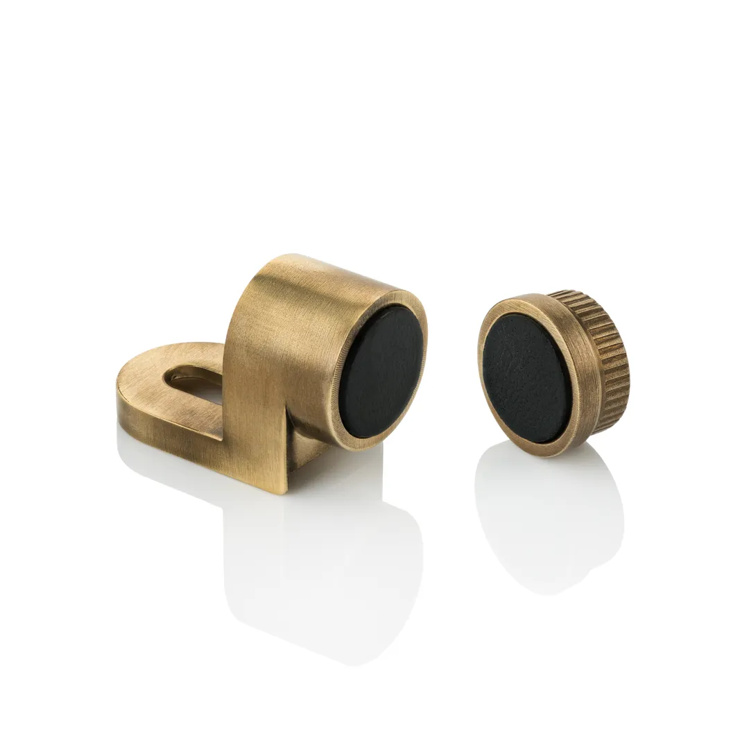 Adjustable Magnetic Cabinet Catch with Leather Pad