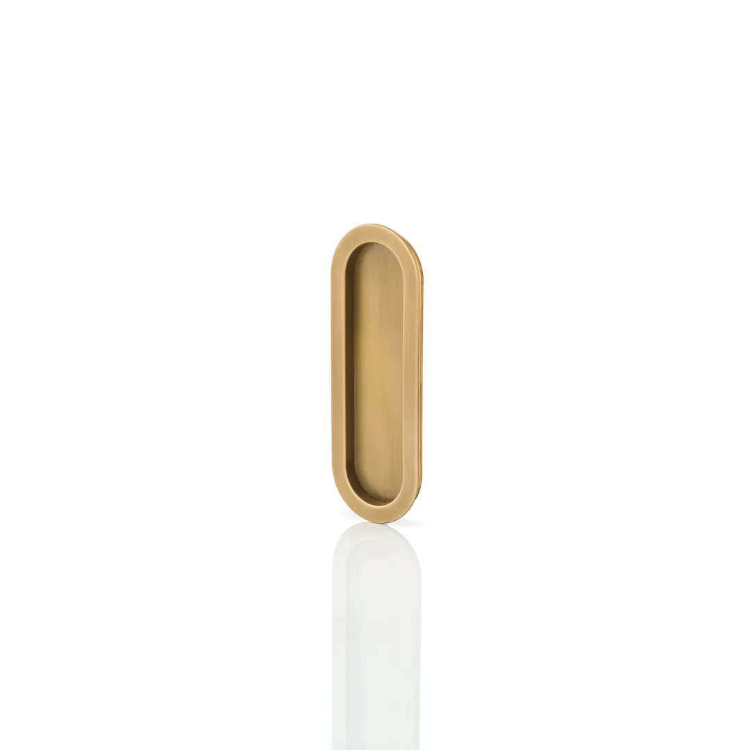 Maurice Low Profile Oval Recessed Pull