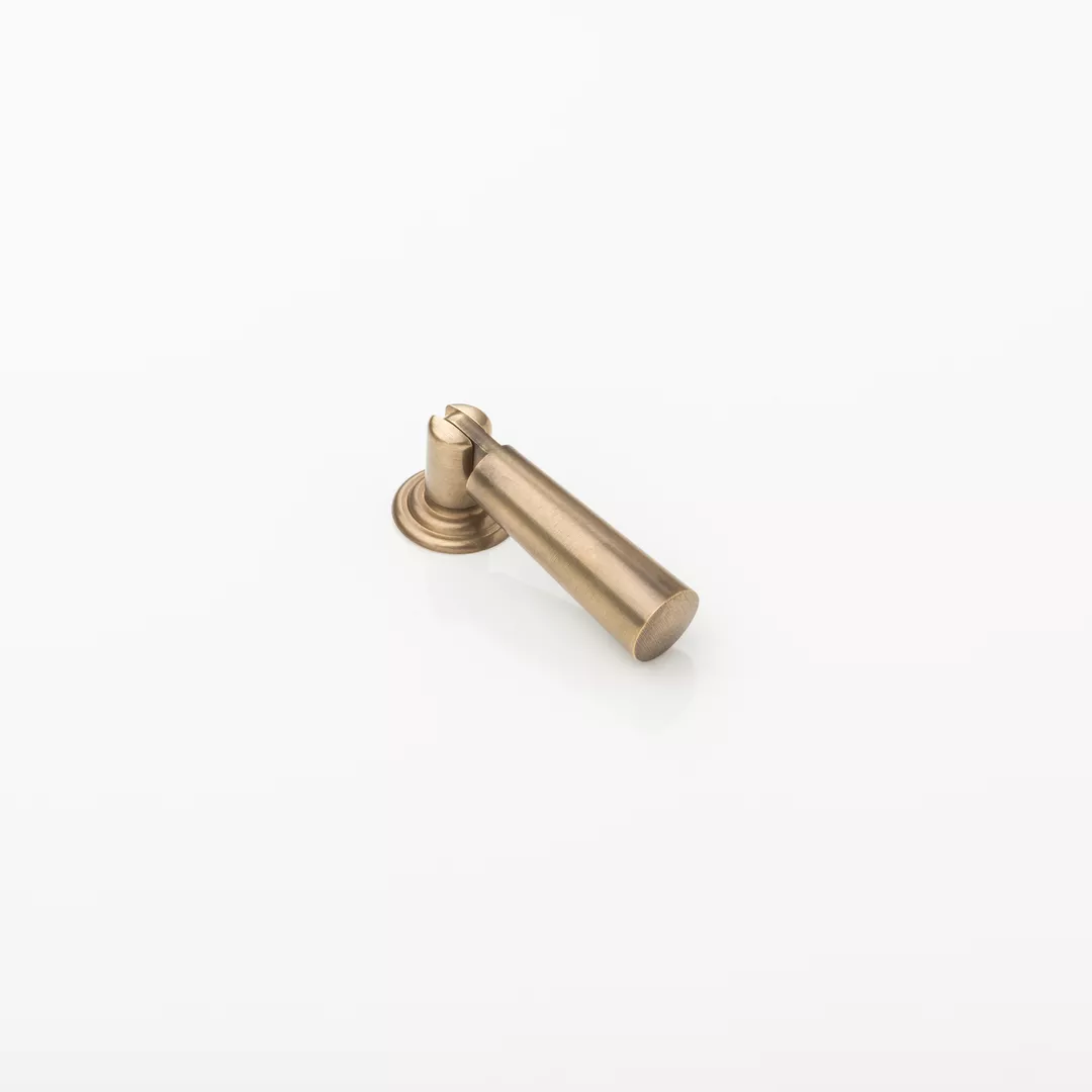 Fluted Solid Brass Swing Cabinet Pull