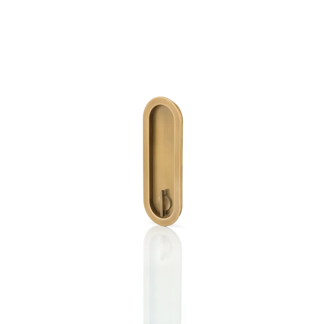 Maurice Low Profile Oval Recessed Pull