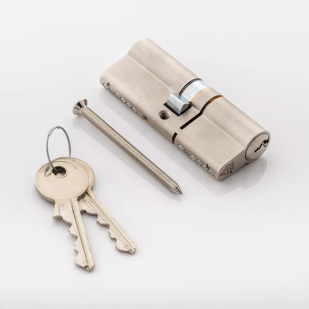 Amazon.co.jp: シルバー ロックシリンダー 鍵 玄関 シリンダー