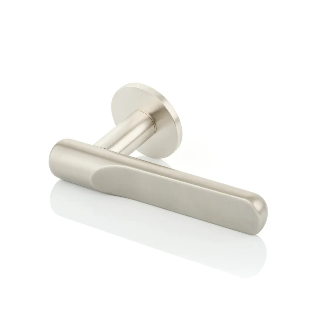 Contour Solid Brass T-Bar Cabinet Pull