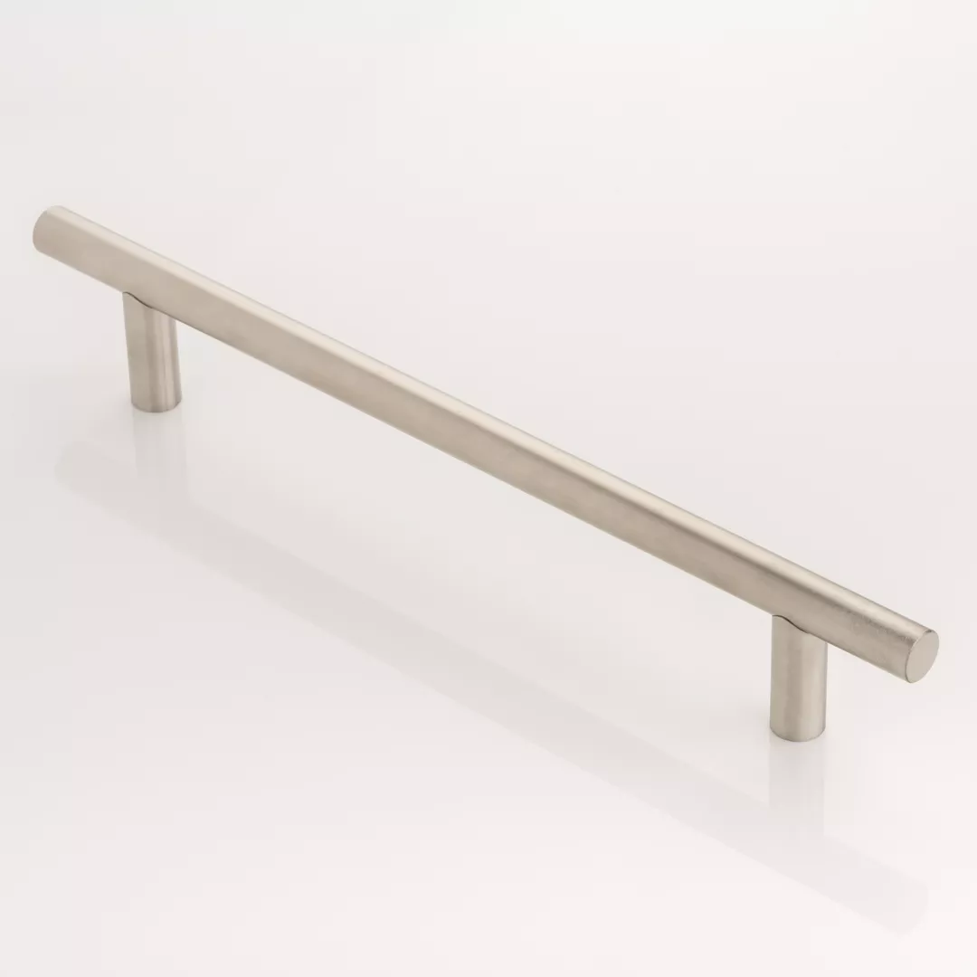 Eclat Door Pull (DP1063) in Satin Stainless Steel - SSS on a white background.