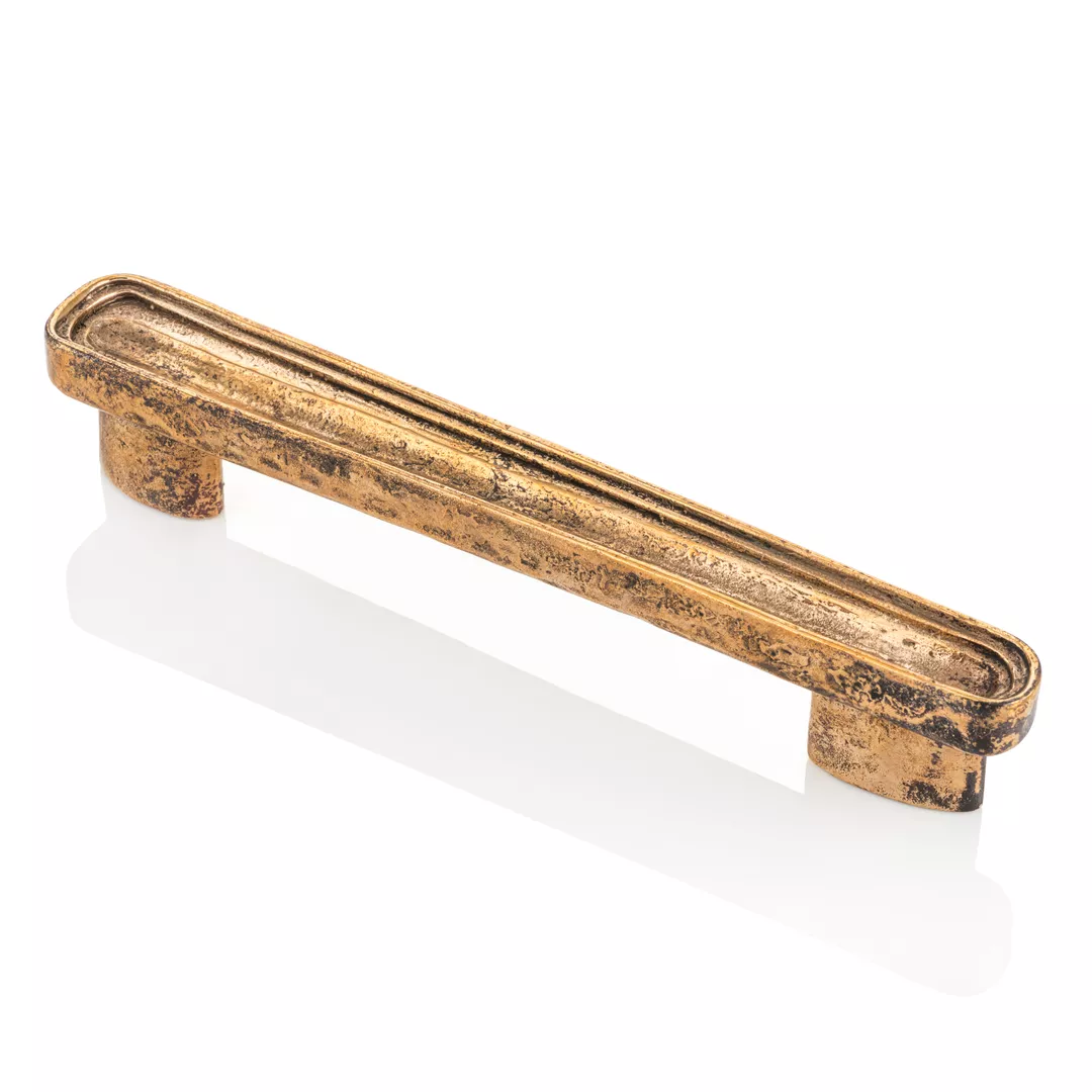 Tiro Cabinet Handle (CH1128) in Real Polished Bronze - RPBZ on white background