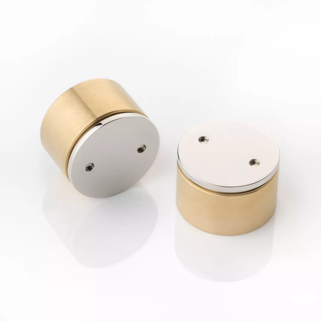 Adjustable Magnetic Cabinet Catch with Leather Pad