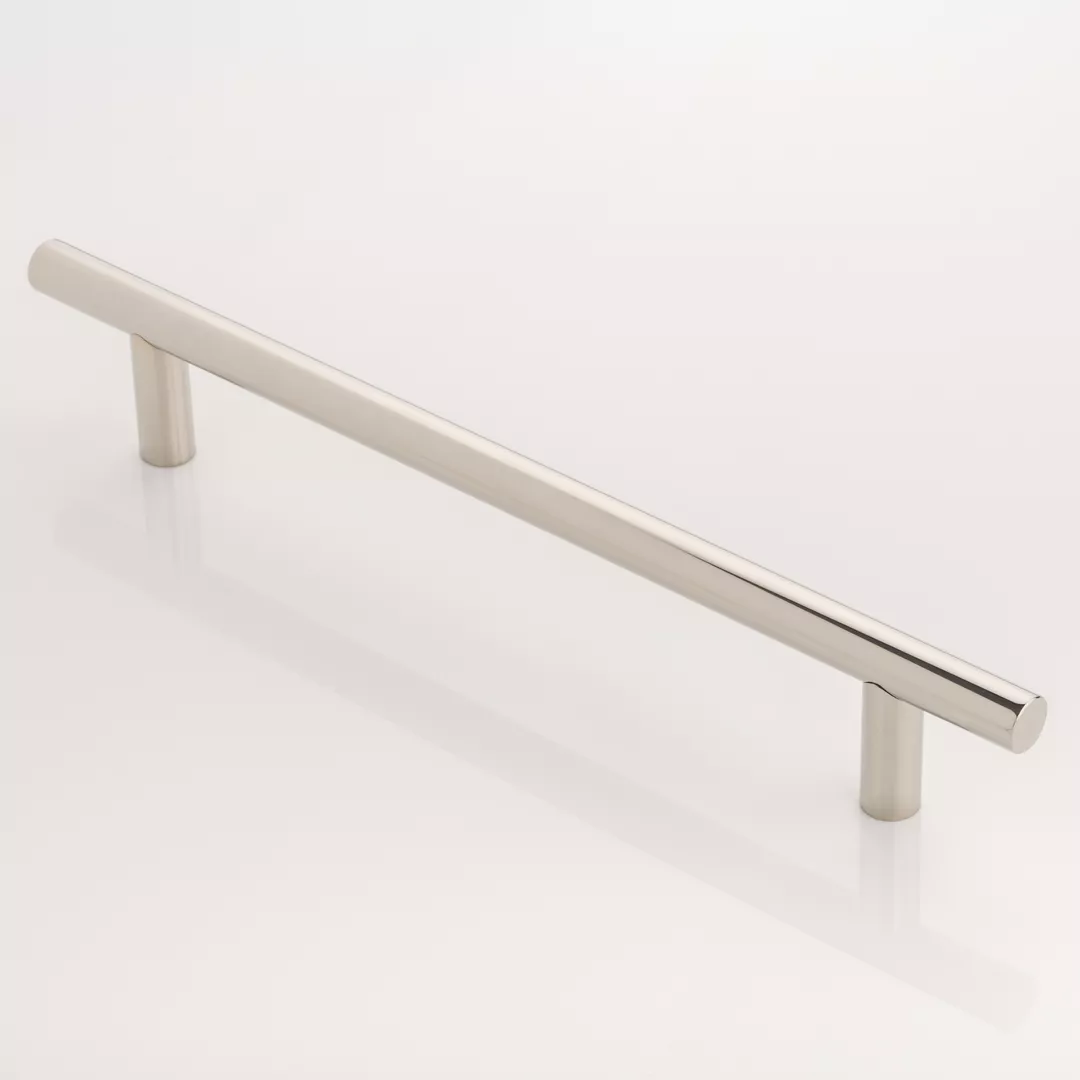 Eclat Door Pull (DP1063) in Polished Stainless Steel - PSS on a white background.