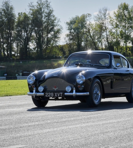 Aston Martin DB 2/4 Mark III at Castle Combe Circuit