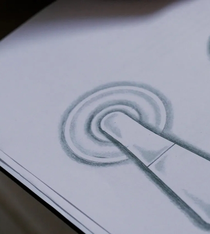 Levant - Close up of Mark Harper sketching