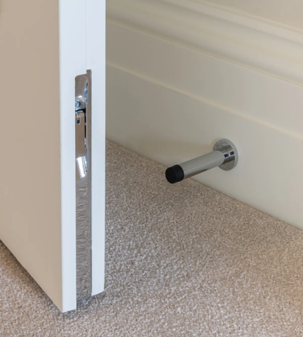 Poundbury - Recessed flush bolt (BL1001) in Polished Chrome - PC