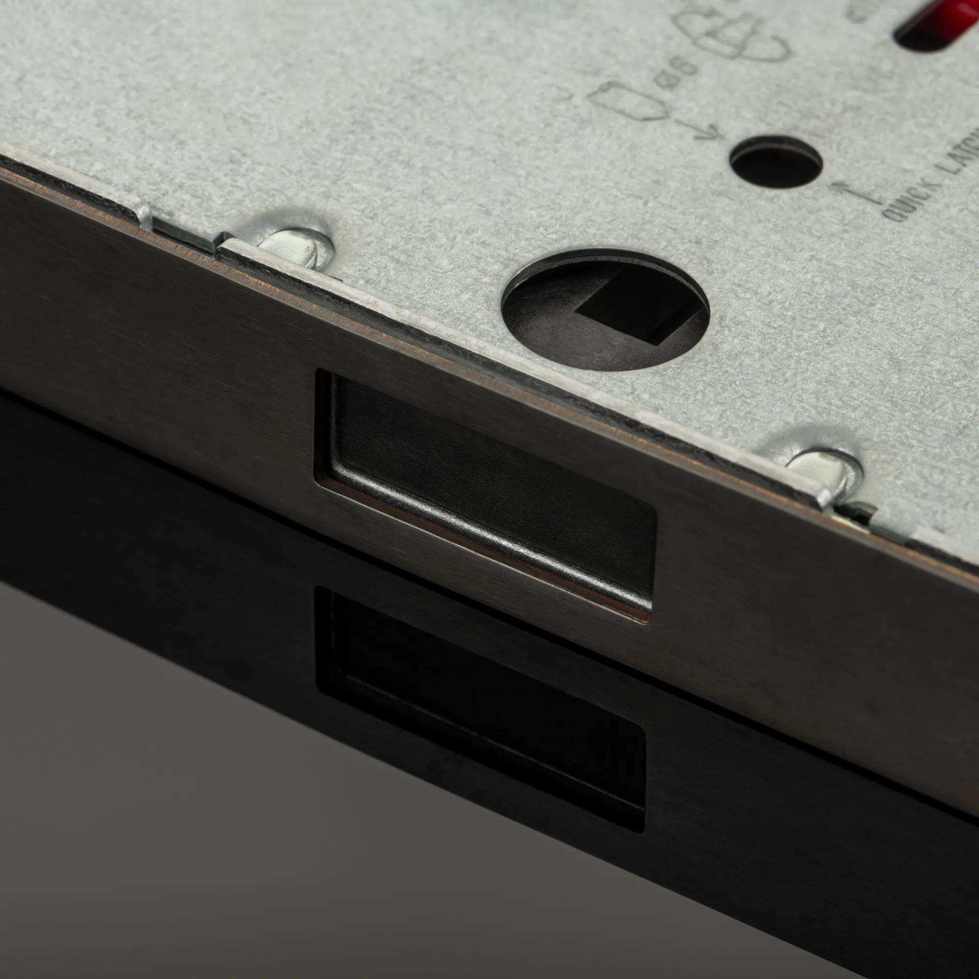 Magnetic Mortice Privacy Lock with Solid Brass Face Plates