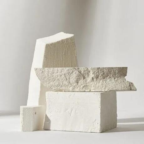 Contour Inspiration - Blocks of marble with white background