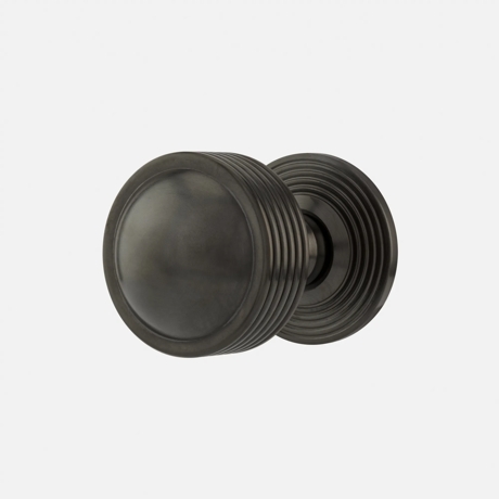 Hurleigh Door Knob (DK1017) in Dark Bronze Waxed