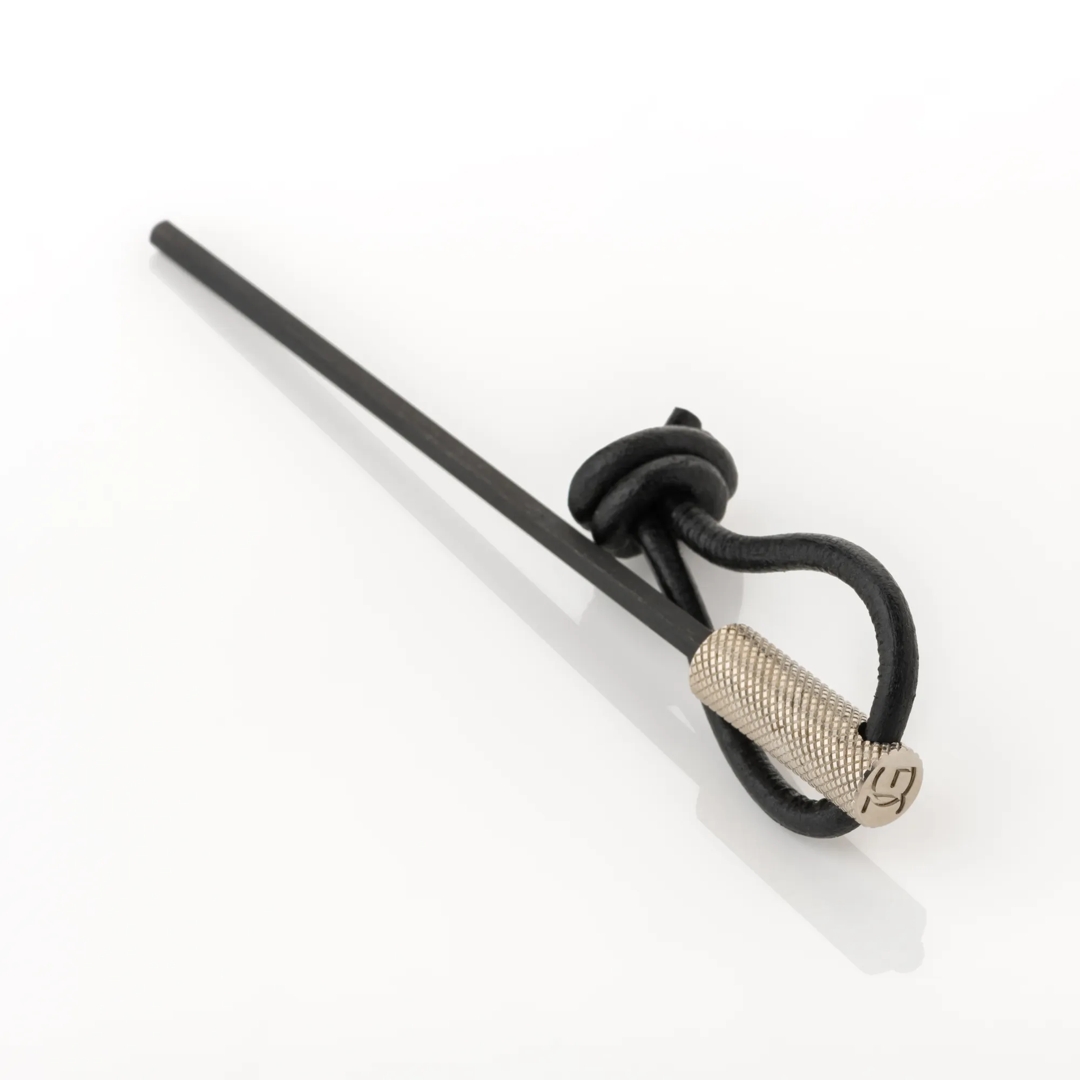 Hex Sash Window Key (WN1091) in Brushed Nickel - BN on a white background.