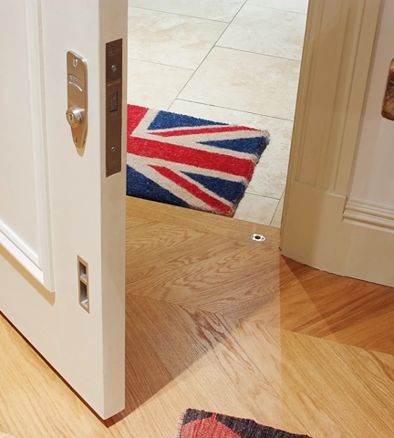 4 Cadogan Court - Entrance Door with Recessed Bolt (BL1027) in Brushed Nickel - BN