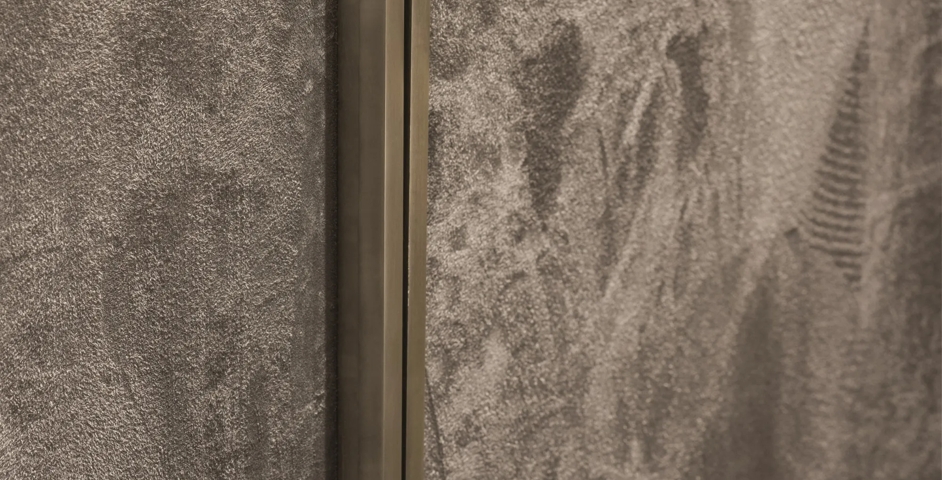 99 Park Lane - Cube Edge Pull (EP1003) in Mid Antique Brass Waxed - MABW