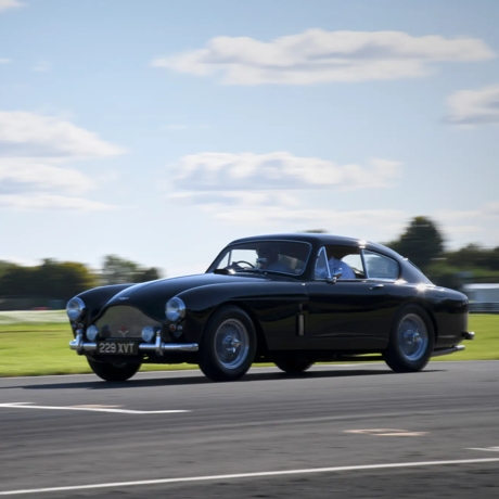 Aston Martin DB 2/4 Mark III at Castle Combe Circuit