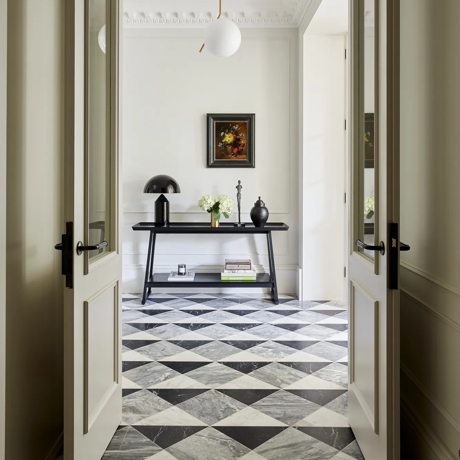 Styling Neutrals - Hallway with Darlington Lever (LV1158) in Dark Bronze Waxed - DBZW
