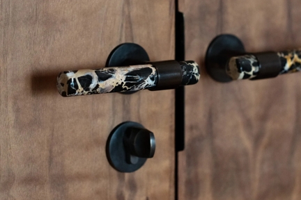 Sugar Quay - Hallway with Collett Lever Handles (LV1096) in BPM & DBZW - Blog Crop