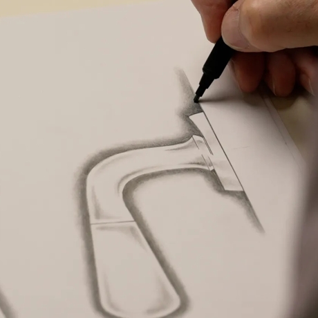Levant - Close up of Mark Harper sketching