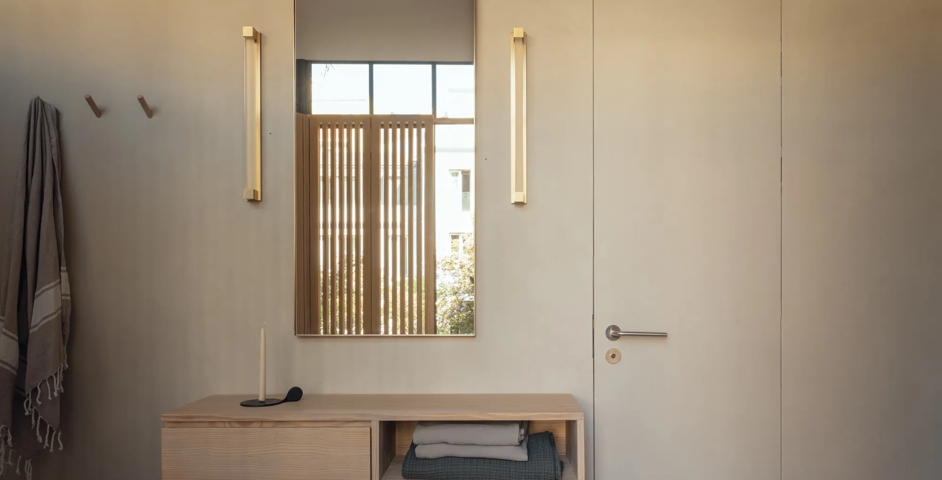 Salitre, Lisbon –  Bathroom with McLean Quinlan Bespoke Lever in Brushed Nickel - BN