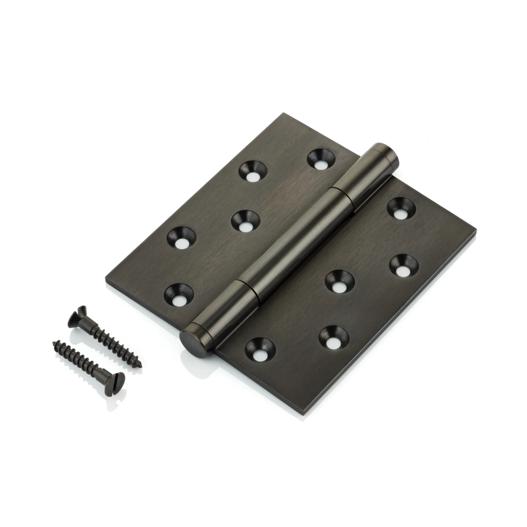Ethan Butt Hinge (HG1038.02) in Dark Bronze Waxed - DBZW with slotted screws