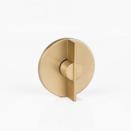 McLean Quinlan Bespoke Privacy Thumb Turn in Brushed Brass Waxed - BBW