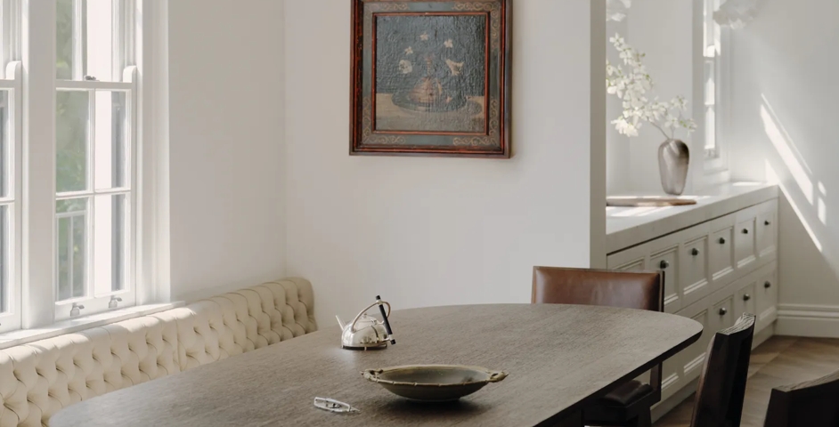 The Lookout (Web Resolution) – Dining with Buxton Cup Cabinet Handle (CH1106) in Dark Bronze Waxed - DBZW