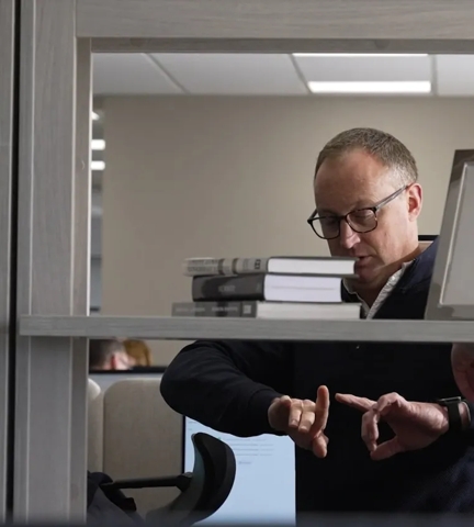 Stills from the recruitment video.