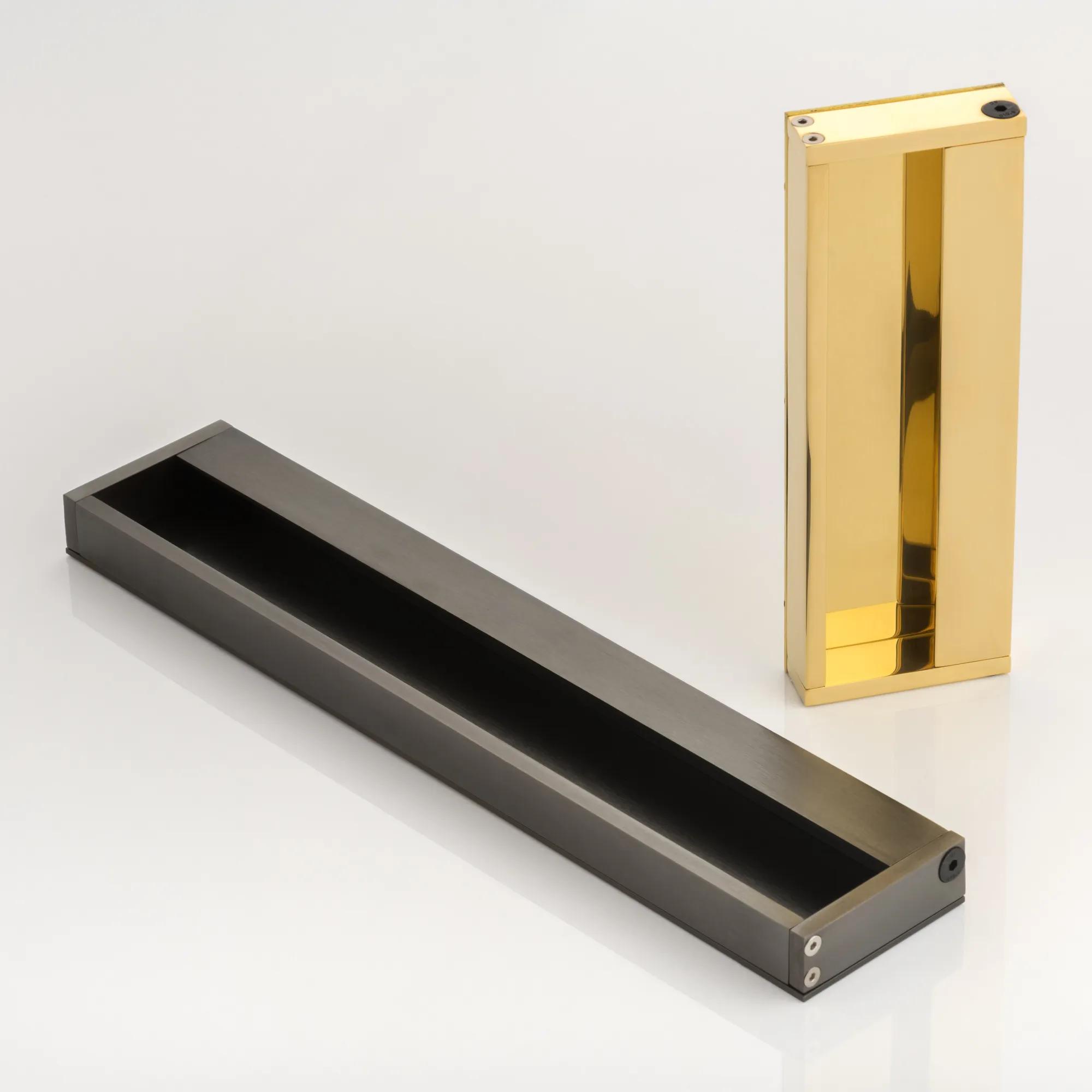 Rectangular Recessed Pull with Grip