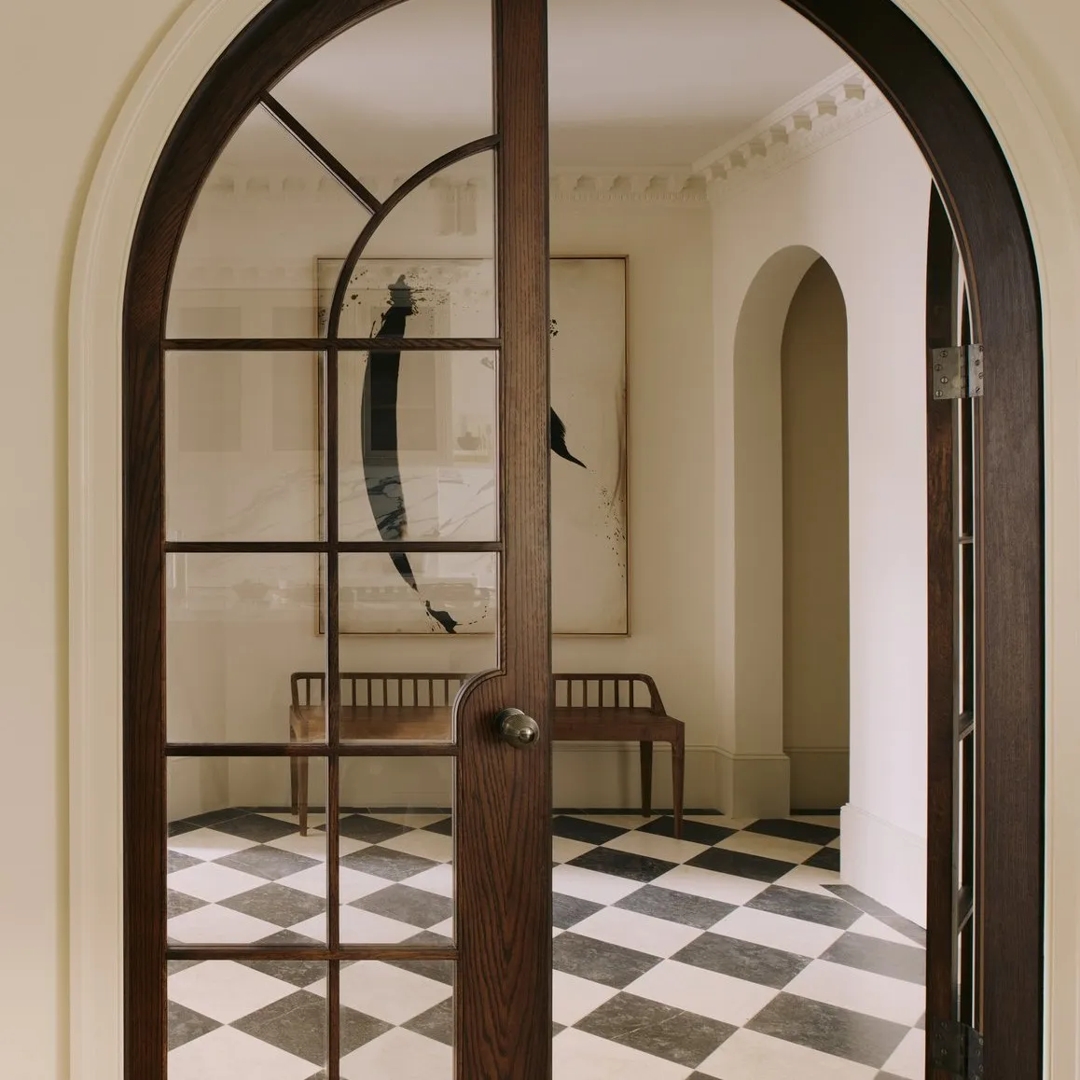 Hampstead Pied a Terre - Hallway with Granville Door Knob (DK1030) in Dark Bronze Waxed - DBZW
