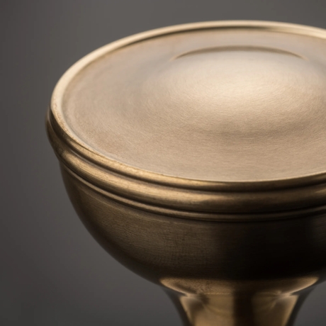 Darlington II Doorknob (DK1068) Mid Antique Brass Waxed - MABW Arty.jpg