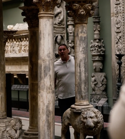 Levant - Mark Harper in the Cast Courts at the VA