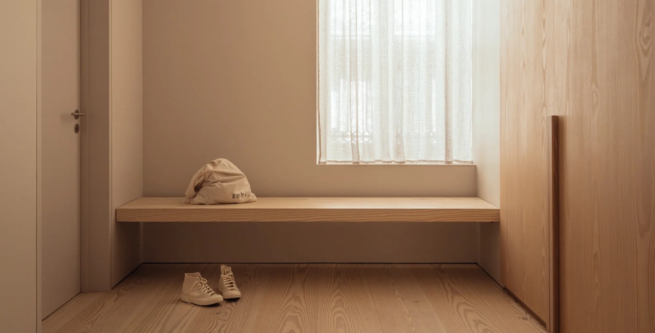 Salitre, Lisbon –  Dressing Room with McLean Quinlan Bespoke Lever in Brushed Nickel - BN