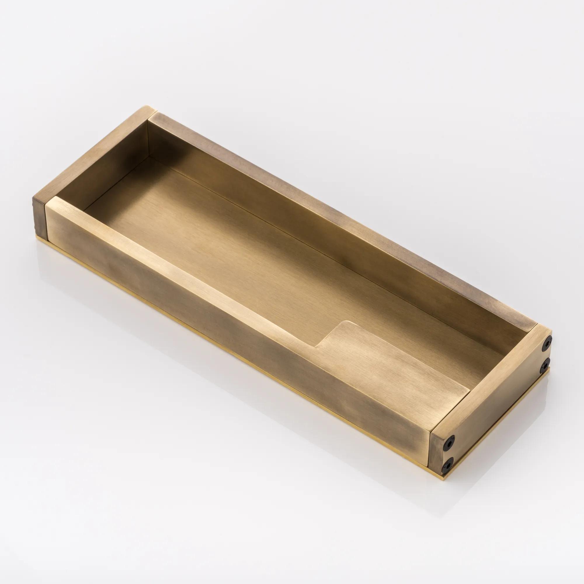 Rectangular Recessed Pull with Grip