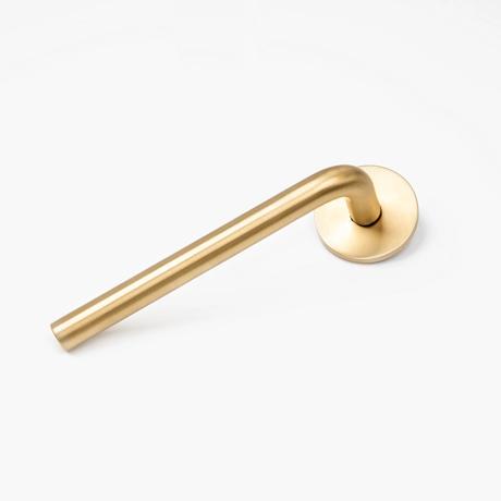 McLean Quinlan Bespoke Lever Handle in Brushed Brass Waxed - BBW