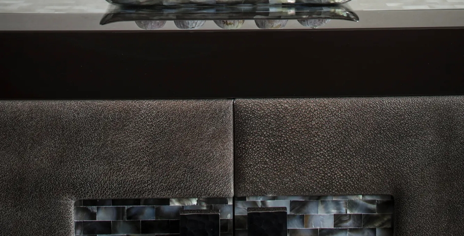 My Turquoise - Solid Brass Hammered Cabinet Pull (CP1014) in Dark Bronze Waxed - DBZW.