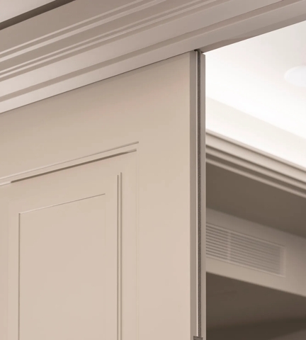 34 Eaton Mews North - Internal Door with Recessed Bolt (BL1027) in Brushed Nickel - BN
