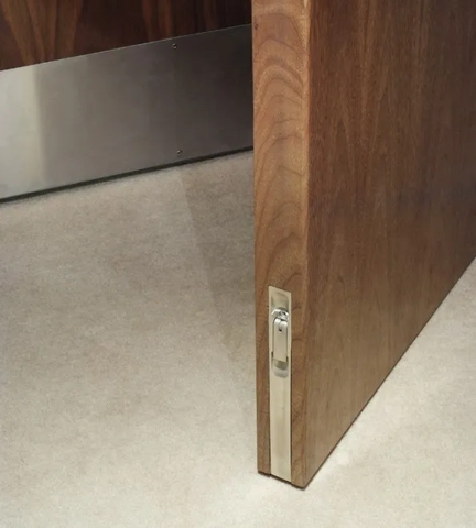 118 Piccadilly - Internal door with Recessed Bolt (BL1001) in Brushed Nickel - BN