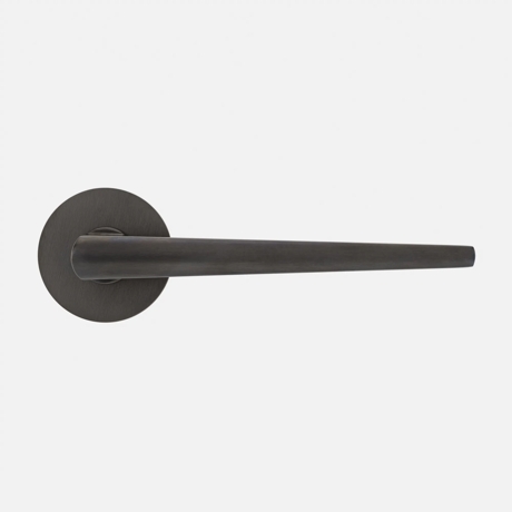 Wedge Lever Handle (LV1005) in Dark Bronze Waxed